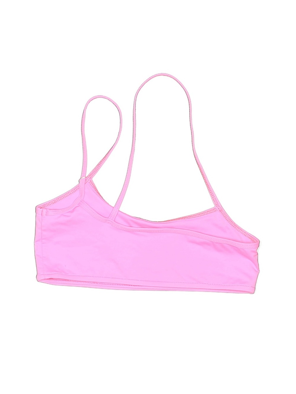 Frankies Bikinis Oliver One Shoulder Bikini Top XS NWT Pink Punch Swim - Picture 3 of 5